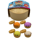 Αντιστρές Παιχνίδι Squishy Dumpling, Slow Rising, Μαλακό Αισθητηριακό Fidget με Χαμογελαστό Πρόσωπο, 8.5 cm, Τυχαίο Μοντέλο και Χρώμα