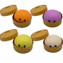 Αντιστρές Παιχνίδι Squishy Dumpling, Slow Rising, Μαλακό Αισθητηριακό Fidget με Χαμογελαστό Πρόσωπο, 8.5 cm, Τυχαίο Μοντέλο και Χρώμα