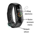 Έξυπνο Βραχιόλι Fitness Smartwatch με Παρακολούθηση Παλμών και Ειδοποιήσεις - Μοντέλο 3 Plus
