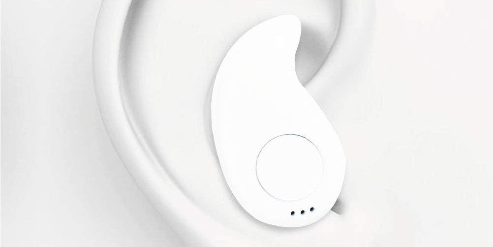 Ακουστικό Bluetooth Εργονομικό Σχήμα | Mini Ασύρματο με Ενσωματωμένο Μικρόφωνο και Αυτονομία 4 Ώρες