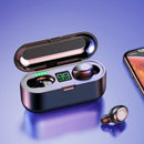 Ασύρματα ακουστικά Bluetooth TWS F9 με θήκη φόρτισης - Αδιάβροχα IPX7, Έλεγχος αφής