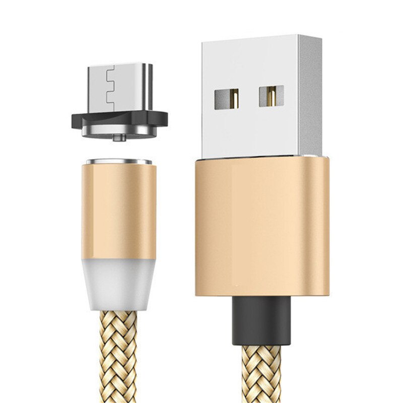 Μαγνητικό Καλώδιο Φόρτισης 3σε1 με LED - Lightning, USB-C, Micro USB - Συμβατό με iPhone/Android