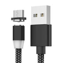 Μαγνητικό Καλώδιο Φόρτισης 3σε1 με LED - Lightning, USB-C, Micro USB - Συμβατό με iPhone/Android
