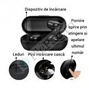 Ασύρματα Ακουστικά Bluetooth 5.0 TWS - Στερεοφωνικός Ήχος HD, Αδιάβροχα, Έλεγχος Αφής