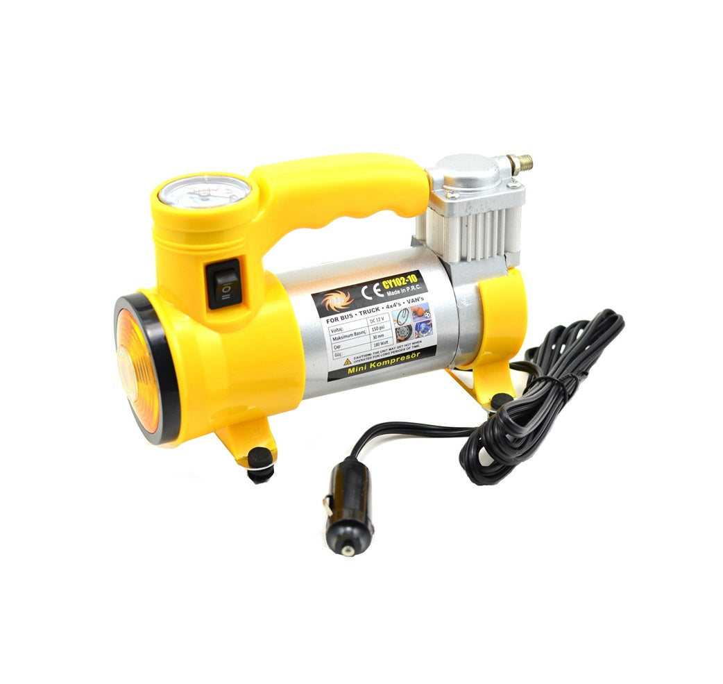 Επαγγελματικός Συμπιεστής Αυτοκινήτου 12V, 35L/min - Ιδανικός για SUV, Μικρολεωφορεία, Φορτηγάκια