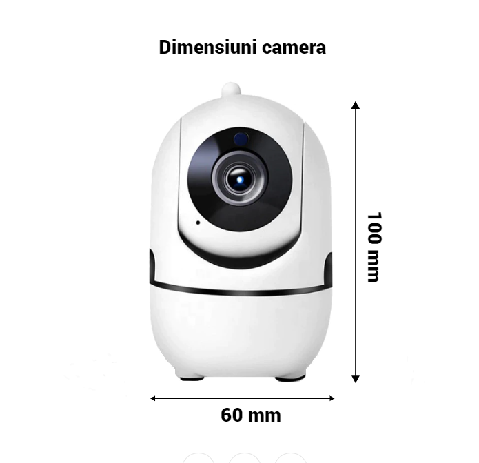 Έξυπνη Κάμερα Παρακολούθησης WiFi HD 720p - Ασύρματη με Νυχτερινή Όραση