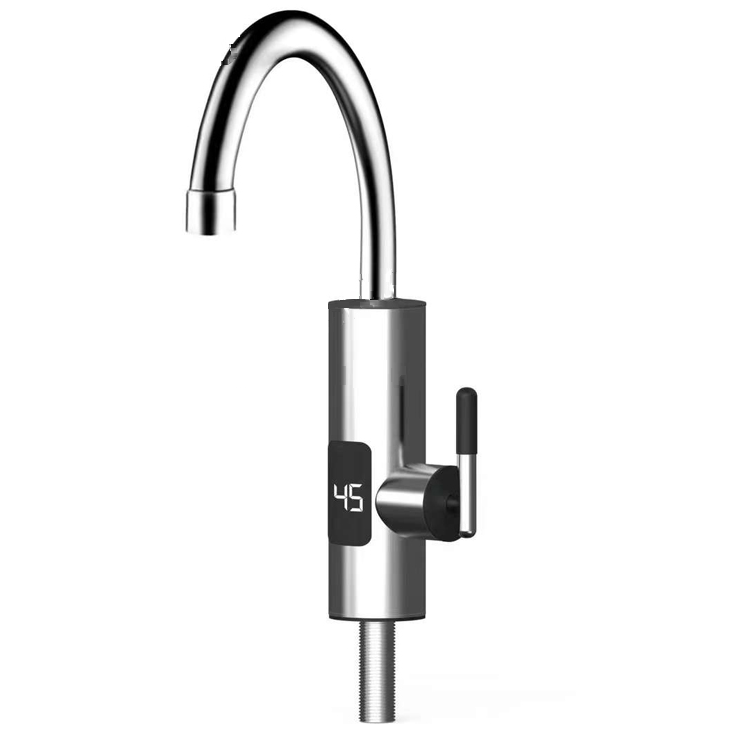 Ηλεκτρική Βρύση Άμεσης Θέρμανσης Inox 3000W - Ζεστό Νερό σε Δευτερόλεπτα, Οθόνη LED, Περιστροφή 360°