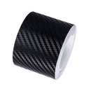 Αυτοκόλλητη Μεμβράνη Carbon 3D Αυτοκινήτου - Ρολό 5cm x 5m, Μαύρο Ματ Premium
