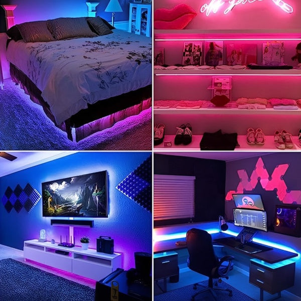 Ταινία LED RGB 5m με Τηλεχειριστήριο – 300 LED Αδιάβροχη IP65 για Εσωτερικούς και Εξωτερικούς Χώρους
