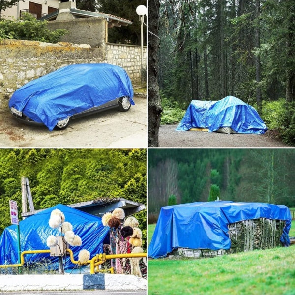Αδιάβροχος Ταρπάουλας 2x3m – Προστασία UV και Χαλαζιού, Υψηλή Αντοχή