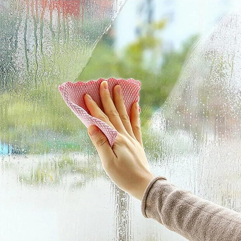 Σετ 10 Πανιά Μικροϊνών Εξαιρετικά Απορροφητικά, Γρήγορο Στέγνωμα, χωρίς λεκέδες και χνούδια 25 x 25 cm