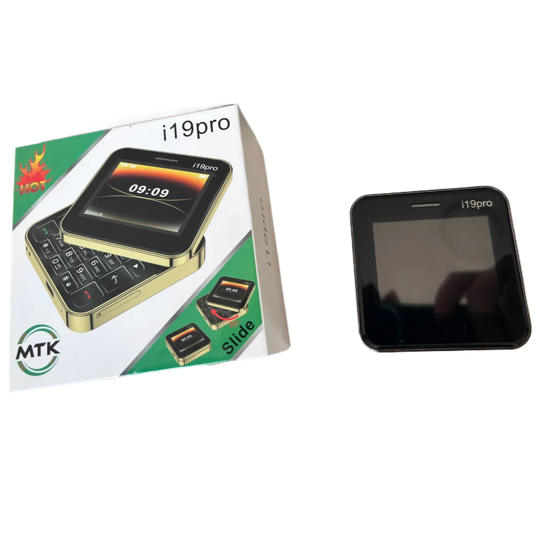 Μίνι Συρόμενο Τηλέφωνο i19 Pro Οθόνη 2.4 ιντσών, Dual SIM, Κάμερα, Ραδιόφωνο FM, Bluetooth, Φυσικά Κουμπιά, Ξεκλείδωτο