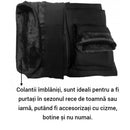 Σετ 2X Απλά Επενδυμένα Κολάν Εξαιρετικά Ζεστά, Ελαστικά, Παγκόσμιο Μέγεθος S-4XL, Αφράτο Εσωτερικό